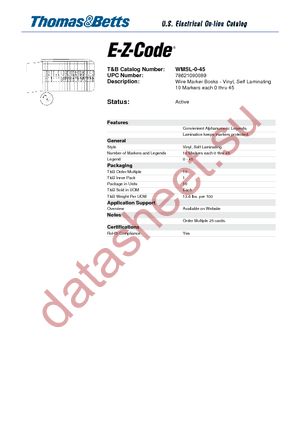 WMSL-0-45 datasheet  